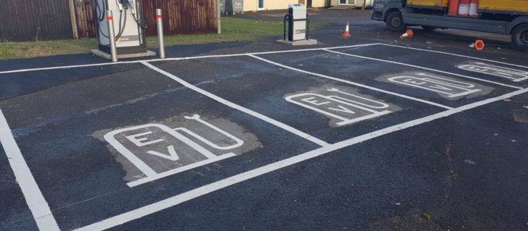 Electrical Vehicle Charge Point Parking Spot Markings